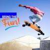 SereneLife Mini Cruiser Skateboard for Kids, Teens and Adults, Flat