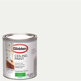 Glidden Ceiling Paint White Flat Finish Quart