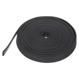 PATIKIL 16.4Ft Foam Rubber Strips, 15mm Wide 3mm Thick EPDM Rubber Soundproof Foam Seal Strip Sealing Foam Tape for DIY Gasket Sealing Door Window Insulation, Black