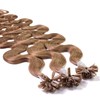 hair2heart Extensions Echthaar Bondings Gewellt - 25 Strähnen 0.5g 60cm