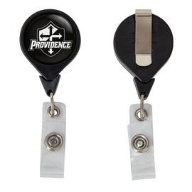 Desert Cactus Providence College Retractable Badge Holder Friars PC ID Reel with Ticket Clip for Lanyard, Work, School & Office Access