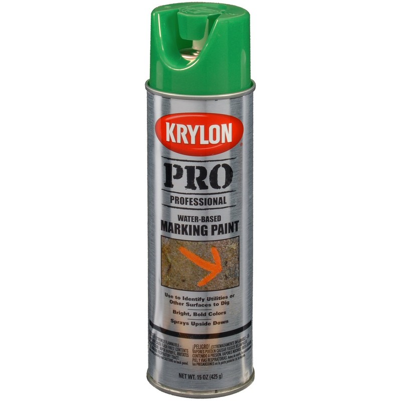 Krylon K07322007 Fluorescent Neon Green Water Based Marking Paint -