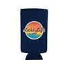 Lake Life Slim Can Coolie (Navy)