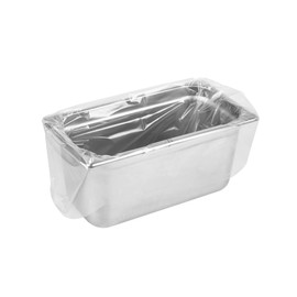 Restaurantware Disposable Pan Liners 100 Count 19 x 14 Inches Plastic Nylon Cooking Bags Oven-Safe Steam Table Liners Clear For Catering