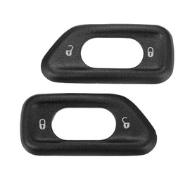 A ABSOPRO Jeep Wrangler JK 11-18 Door Switch Cover Black Pair