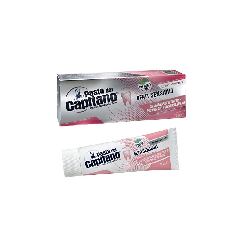 Pasta del Capitano Sensible Zähne Zahnpasta, 75 ml