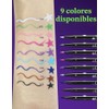 Erinde Rose Delineador Líquido Waterproof, Lápiz de Ojos Metálico, #212
