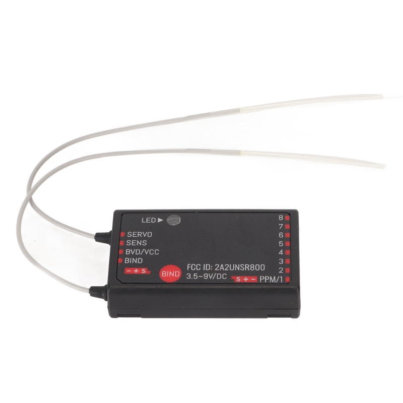 FS SR8 2.4GHz 8 Channel Receiver Double Antenna Bidirectional Receiver