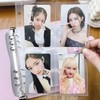 30-Piece Card Folder, Waterproof 6-Hole Folder, A5 Storage Document Bag,