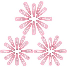 Topkids Accessories 36pc Snap Clips 5cm / 2" Hair Clips Women Girls Kids Sectioning Slide Hair Grip Styling Fine Hair Thick Hair Bendies Sleepies School Uniform Colours Epoxy (Burgundy)