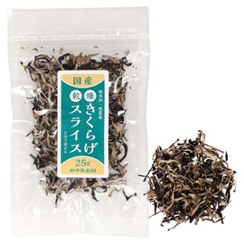 Fuchu Hokuen Dried Wood Mushroom, Dried Wood Mushroom, Slice, Made in Japan, Zipper Bag, Wood Ear Mushroom, Wood Ear (25)