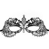 Crown Laser Cut Metal Women's Masquerade Mask Mardi Gras Mask