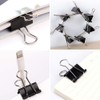 Bulldog Clips, 60PCS Binder Clips, 32mm Foldback Clips Medium Paper