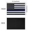 JBCD Thin Blue Line American Police Flag Magnet Decal -
