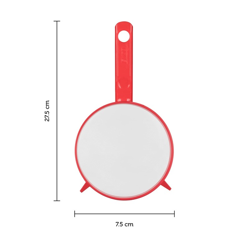 Colador de 14 cm Ekco, Color naranja, Hecho de Plástico