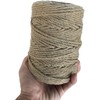 ANCLLO Strong Natural Jute Twine 4mm Thick 50 Meters Long