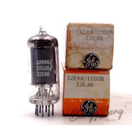 General Electric 2 General Electric 12EK6/12DZ6/12EA6 Pentode RF/IF Amplifier 12v Radio Audio Vac