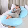 yoyomax Pregnancy Pillows, C Shaped Full Body Maternity Pillow Memory