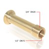 Hooshing 1/2" DN15 and 3/4" DN20 Brass Bell Fountain Nozzle