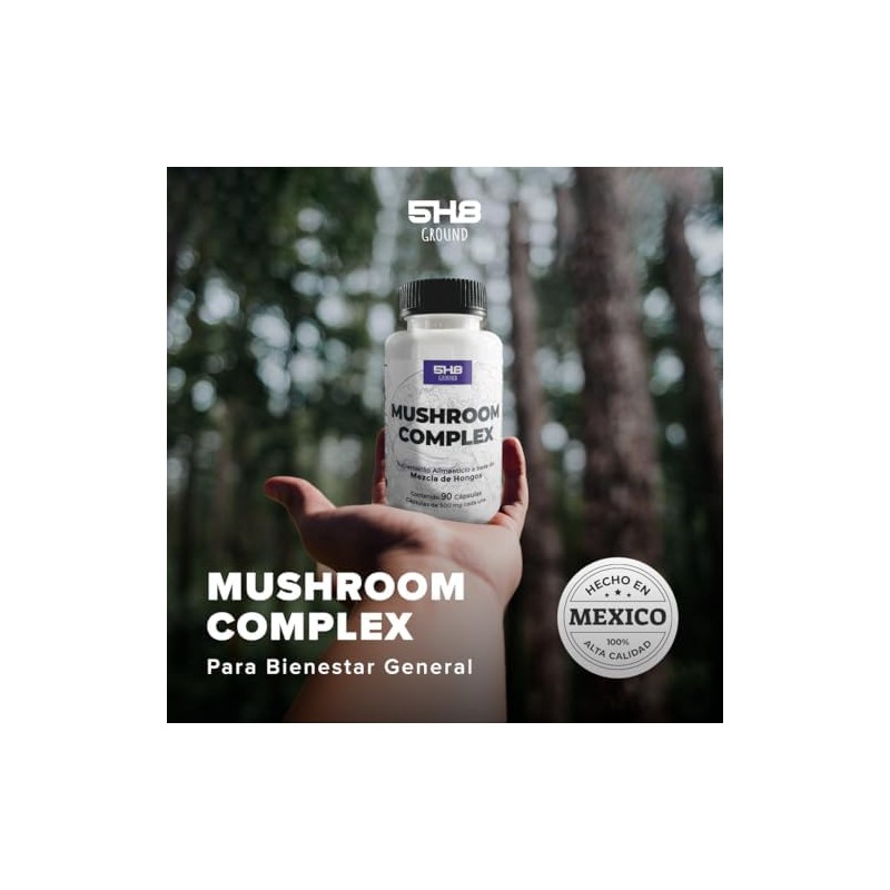 Mushroom Complex - Melena de León, Cordyceps, Reishi - 5H8