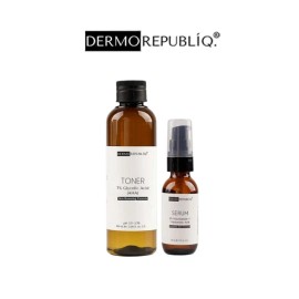 DermorepubliQ 7% Glycolic Toner 100ml + 5% Niacinamide Serum 30ml Duo Set