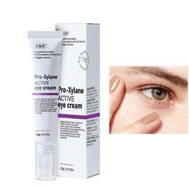 VGO 2% Pro-Xylane  ,  Repair  for Dark Circles & Puffiness Anti-Aging Under   with Pro Xylane + 6D Hyaluronic Acid to Firm Skin, Reduce Wrinkles,   vibrating revive eye cream Moisturizing Golden Eye Mask Collagen Moisturizing Eye Care Mask