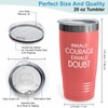 Flairy Land Daily Affirmation Coral Edition Tumbler 20oz - Inhale
