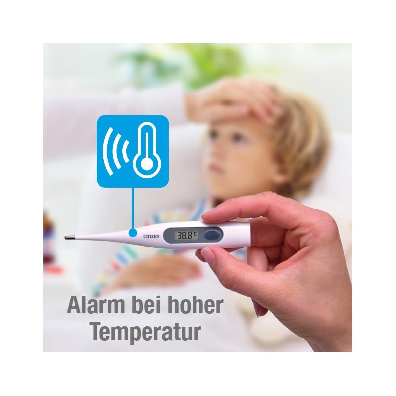 Citizen CTA-303 Termómetro Digital Antibacterial, color Blanco