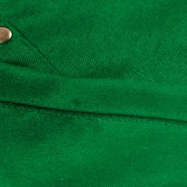 MIKI WELL Server Apron with 5 Pockets - Rivet buckle Unisex Short/Half Waiter Waist Short Apron, Green, One Size