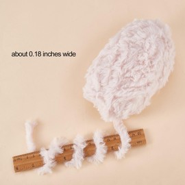 BEEFLYING 2 Volumes Plush Yarn Plush Crochet Yarn Crochet Yarn for Knitting Scarves, Coats, Gloves, Hats, Clothes, Knitting Projects (Pink)