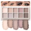 HHLTOH 10 Color Matte Eyeshadow Palette | 10 Soft-Focus Matte