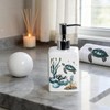 CHOOLD Ceramic Sea Turtle and Sea Grass Dispenser with Plastic