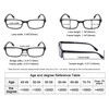 Eyekepper Klassische Qualitätslesebrille rechteckige Fassung mit Federscharnier in Schwarz +3.00
