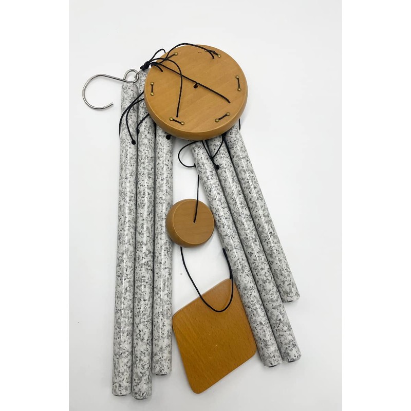 Lveofielygi Wind Chime Replacement Parts - Mahogany Material Clapper, Round