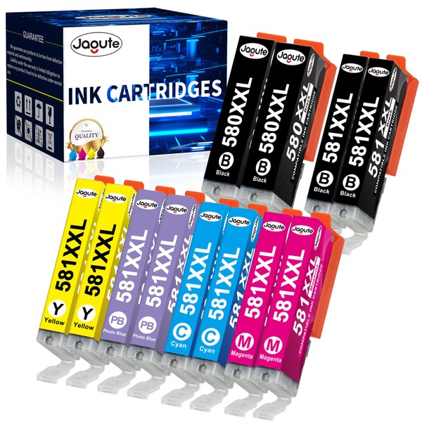 580XL 580XXL 581XL Ink Cartridges for Canon PGI-580 CLI-581 PGI-580XL