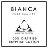 Bianca Fine Linens 180 Thread Count Egyptian Cotton Standard 50x75cm