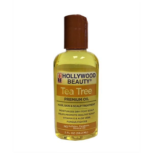 Hollywood Beauty Hollywood Skin Scalp Trtmnt T Tree Oil 2 Oz, Pack of 2