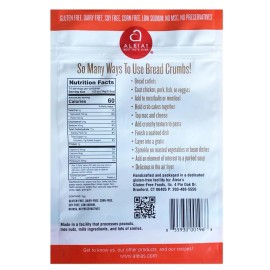 ALEIAS BEST. TASTE. EVER. Aleia's Gluten Free Plain Bread Crumbs Panko Coating for Crispy Cooking 1.7oz