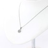Barzaz Women's Clover Necklace, Simple, Quatrefoil Crystal, Metal, Crystal