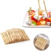 Whispering Fantasy 100pcs 9cm Wooden Fruit Forks, Disposable Wooden Forks