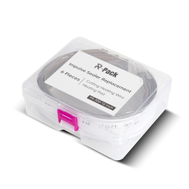 R-PACK Impulse Sealer Heat Wire Element Strip - 12in heated