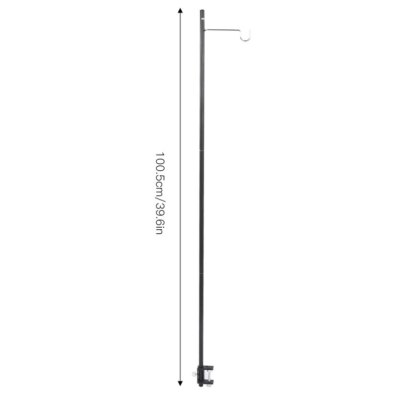 Alomejor Folding Camping Lamp Pole Aluminium Alloy Camping Lantern Stand