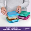 Sistema Lunch Sandwich Boxes | 450 ml Food Storage Containers