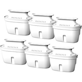 Vortopt ポット型浄水器 交換用フィルターカートリッジ (L1/2/3、交換用カートリッジ6個入り)