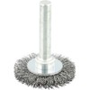 Osborn 2507162 Wheel Brush Crimped of Steel Wire, 0 V,