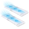 Touri 2 Pack Magnetic Air Vent Extender for Under Furniture,