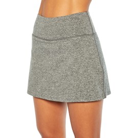 Zobha Women's Peri High Rise Pocket Skort, H. Black