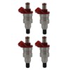 Waltyotur - 4 inyectores de combustible G609-13-250 de repuesto para