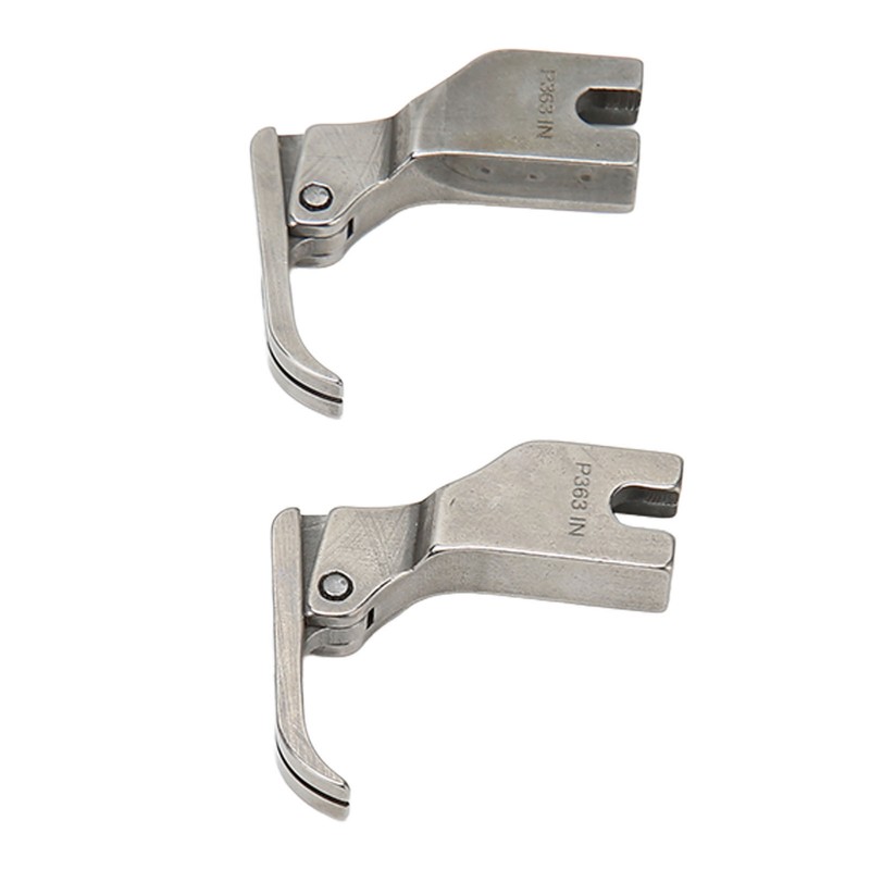 2pcs Flat Bed Sewing Machine Zipper Foot Professional Rust Prevention