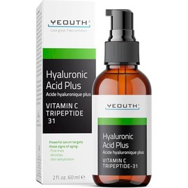 YEOUTH Suero - Serum Facial ANTIARRUGAS HIDRATANTE - cido Hialurnico - Vitamina C Serum Facial - cido Hialurnico Cara para Hombres y Mujeres...       